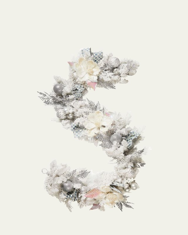 Crystal Palace Illuminated White Garland